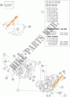 CARTER MOTEUR pour KTM 350 SX-F de 2015