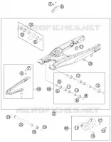 BRAS OSCILLANT  pour KTM 250 SX de 2011