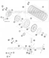 EMBRAYAGE pour KTM 250 SX de 2011