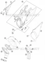 FILTRE A AIR pour KTM 250 SX de 2011