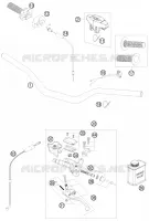 GUIDON / COMMANDES pour KTM 250 SX de 2011