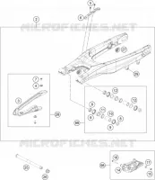 BRAS OSCILLANT  pour KTM 150 SX de 2016