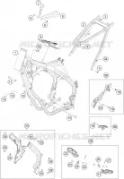 CADRE pour KTM 150 SX de 2016