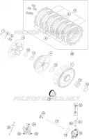 EMBRAYAGE pour KTM 150 SX de 2016