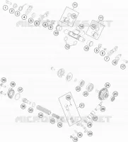VALVE D'ECHAPPEMENT pour KTM 150 SX de 2016