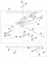 BRAS OSCILLANT  pour KTM 150 SX de 2014