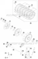 EMBRAYAGE pour KTM 150 SX de 2014