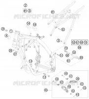 CADRE pour KTM 105 SX de 2011