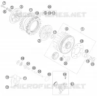 EMBRAYAGE pour KTM 105 SX de 2011