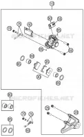 ETRIER DE FREIN AR pour KTM 105 SX de 2011