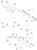 MECANISME DE SELECTION DE VITESSES pour KTM 105 SX de 2011