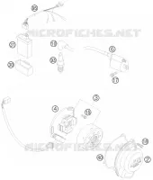 ALLUMAGE pour KTM 85 SX 17/14 de 2008