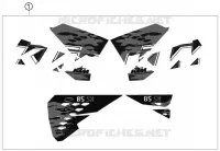AUTOCOLLANTS pour KTM 85 SX 17/14 de 2008