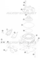 CYLINDRE pour KTM 85 SX 17/14 de 2008