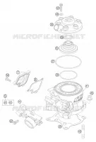 CULASSE pour KTM 85 SX 19/16 de 2006