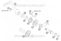 KICK pour KTM 85 SX 19/16 de 2006