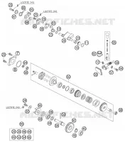 VALVE D'ECHAPPEMENT pour KTM 85 SX 19/16 de 2006