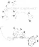 ALLUMAGE pour KTM 85 SX 17/14 de 2015