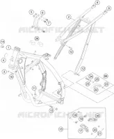 CADRE pour KTM 85 SX 17/14 de 2015