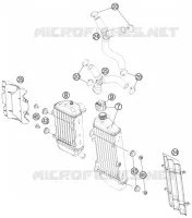 CIRCUIT DE REFROIDISSEMENT pour KTM 85 SX 17/14 de 2015