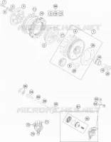 EMBRAYAGE pour KTM 85 SX 17/14 de 2015