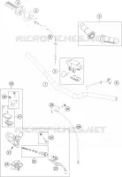 GUIDON / COMMANDES pour KTM 85 SX 17/14 de 2015