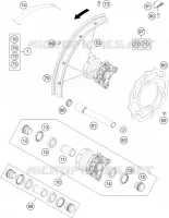 ROUE AVANT pour KTM 85 SX 17/14 de 2015