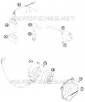 ALLUMAGE pour KTM 85 SX 17/14 de 2014