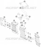 CIRCUIT DE REFROIDISSEMENT pour KTM 85 SX 17/14 de 2014
