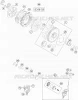 EMBRAYAGE pour KTM 85 SX 17/14 de 2014