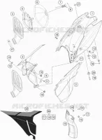 FILTRE A AIR pour KTM 85 SX 17/14 de 2014