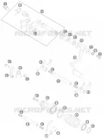 MECANISME DE SELECTION DE VITESSES pour KTM 85 SX 17/14 de 2014