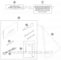 TROUSSE A OUTILS / MANUELS / OPTIONS pour KTM 85 SX 17/14 de 2014