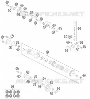 VALVE D'ECHAPPEMENT pour KTM 85 SX 17/14 de 2014