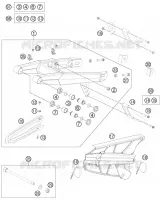 BRAS OSCILLANT  pour KTM 65 SXS de 2014