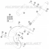 ECHAPPEMENT pour KTM 65 SXS de 2014