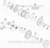 EMBRAYAGE pour KTM 65 SXS de 2014