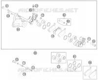 ETRIER DE FREIN AR pour KTM 65 SXS de 2014