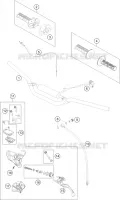 GUIDON / COMMANDES pour KTM 65 SXS de 2014