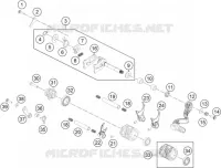 MECANISME DE SELECTION DE VITESSES pour KTM 65 SXS de 2014