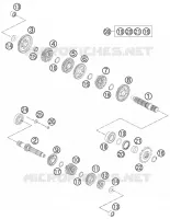 TRANSMISSION pour KTM 65 SXS de 2014