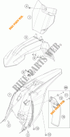 PLASTIQUES pour KTM 65 SX de 2017