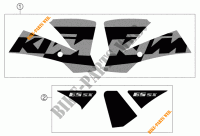 AUTOCOLLANTS pour KTM 65 SX de 2004