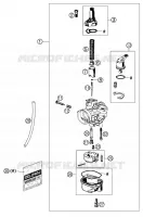 CARBURATEUR pour KTM 50 SX MINI ADVENTURE de 2002