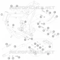 CADRE pour KTM 50 SX MINI ADVENTURE de 2008