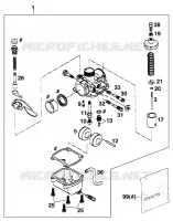 CARBURATEUR pour KTM 50 SX SENIOR de 2001