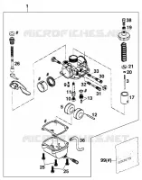 CARBURATEUR pour KTM 50 SX SENIOR de 2001
