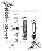 AMORTISSEUR (PIECES) pour KTM 50 SX PRO SENIOR LC de 2002