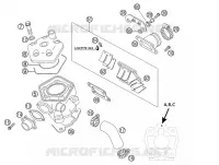CYLINDRE pour KTM 50 SX PRO SENIOR LC de 2002
