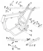 CADRE pour KTM 50 SX PRO SENIOR de 1998